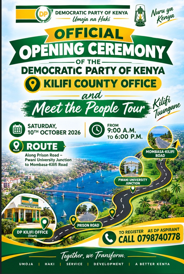 Kilifi County Office Opening and Meet the People Tour
